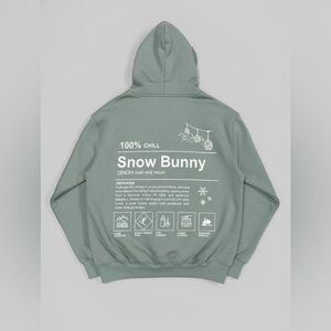 Wild fable Snow Bunny Hoodie green/ sz xxl nwt